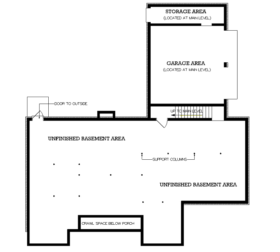 Optional Daylight Basement Foundation